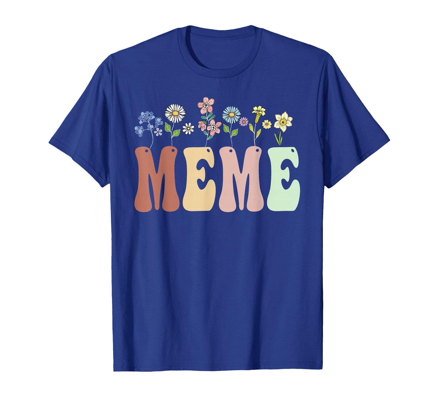 Meme Gifts Women Wildflower Floral Design Meme T-Shirt