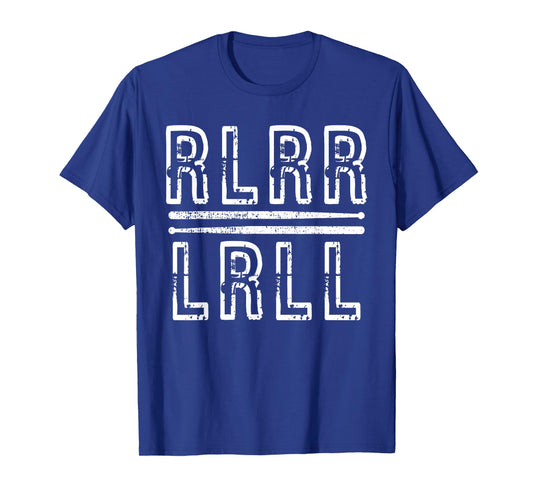Drummer Paradiddle Drumset RLRR LRLL T-Shirt
