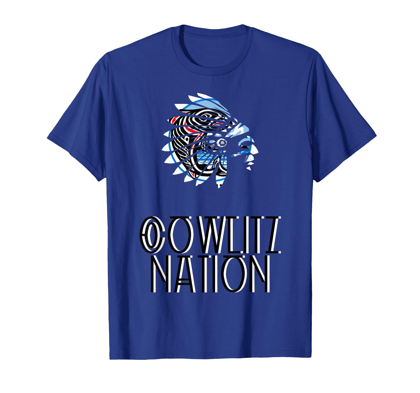 COWLITZ TRIBAL NATION FLAG | NATIVE AMERICAN | HEADDRESS | T-Shirt