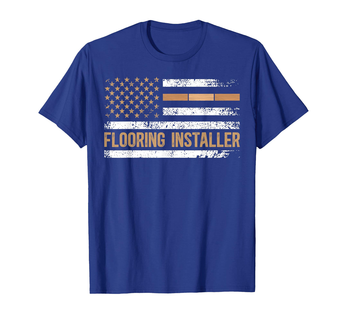 Flooring Installer American Flag Floor Installer T-Shirt for Women Men