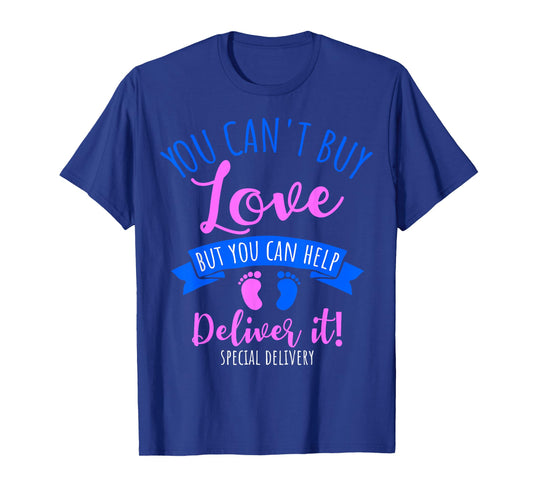 Cute Baby Foot Print Labor and Delivery Nurses T-Shirt