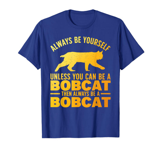 Cute Bobcat Art For Men Women Kids Lynx Animal Bobcat Lover T-Shirt