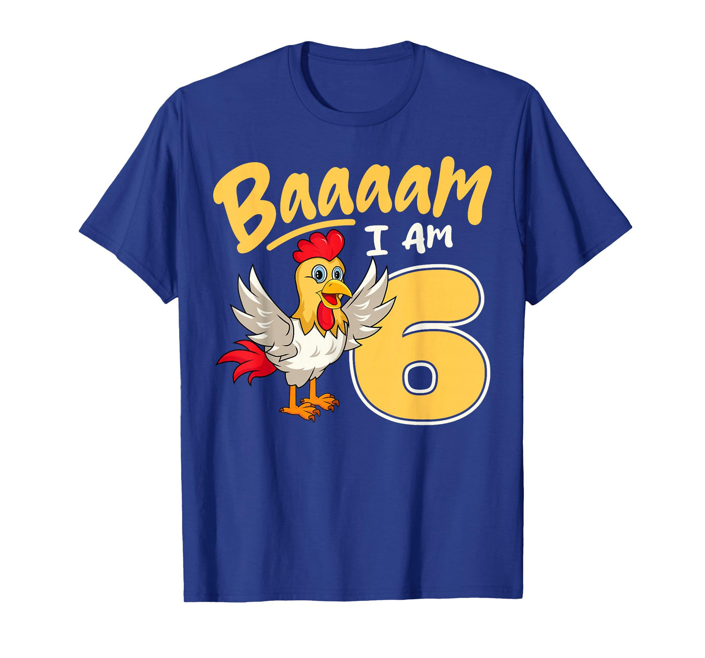 Chicken 6th Birthday Farm Party Chick Barnyard Cluck Barn T-Shirt