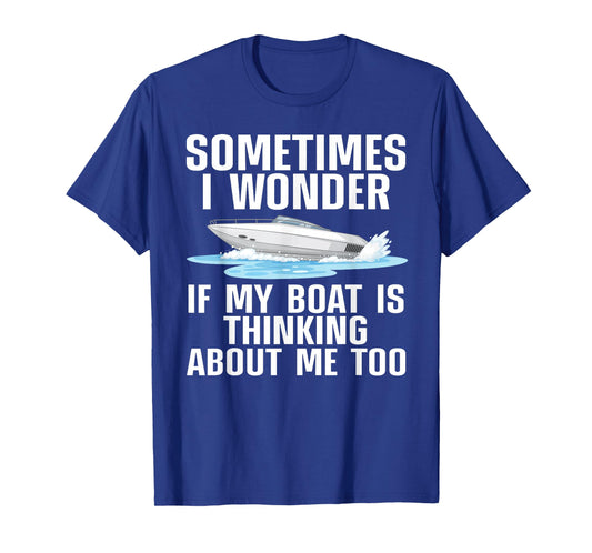 Cute Boating Art For Men Women Boat Captain Sailboat Owners T-Shirt