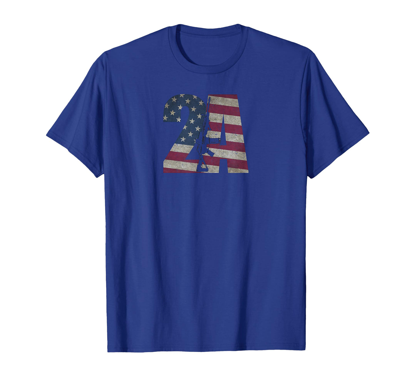 2nd Amendment Patriotic Gun Owner American Flag Rifle T-Shirt
