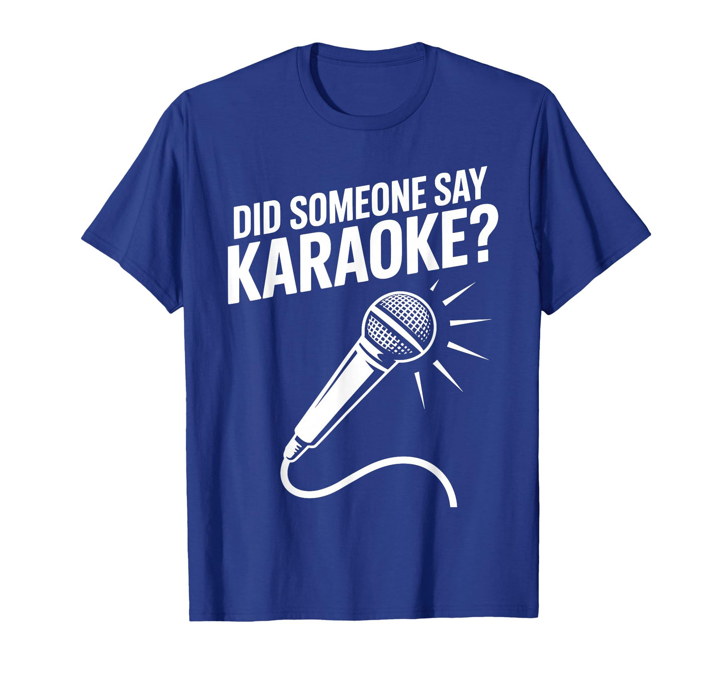 Funny Karaoke Art for Men Women Music Singer Karaoke Lovers T-Shirt