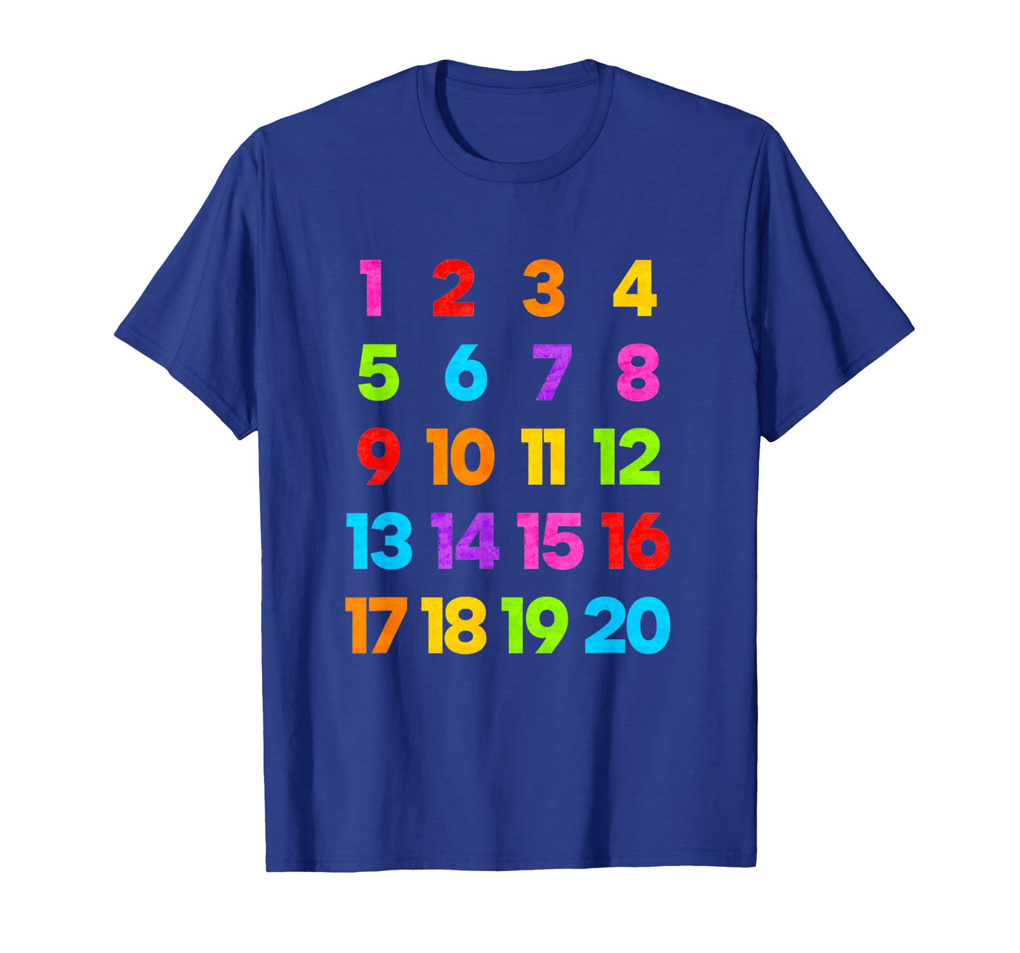 Counting 1-10 Learn to Count Number School Kids Teacher T-Shirt