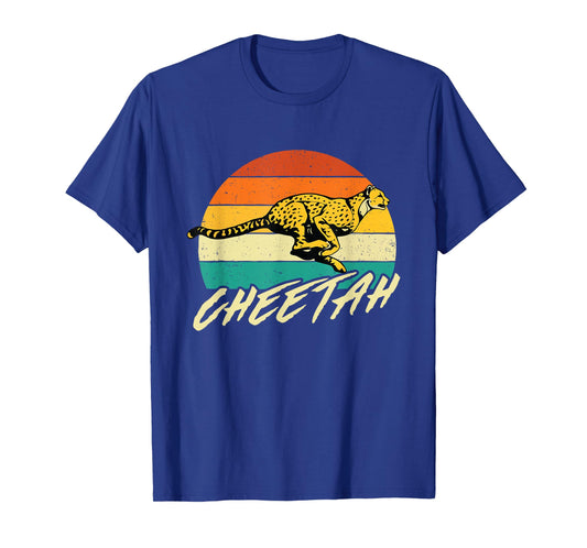 Cheetah Lover Retro Vintage Safari Zoo Animal Lover T-Shirt