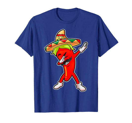 Gift Cute Chili Dabbing Pepper Mexican Hot Jalapeno Dab Gift T-Shirt