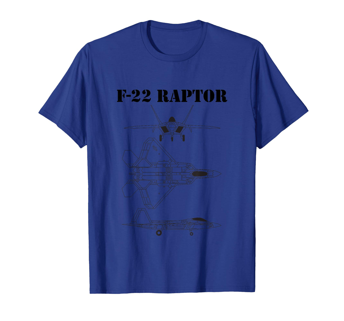 F-22 Raptor Fighter Jet Airplane Pilot Military Aircraft F22 T-Shirt