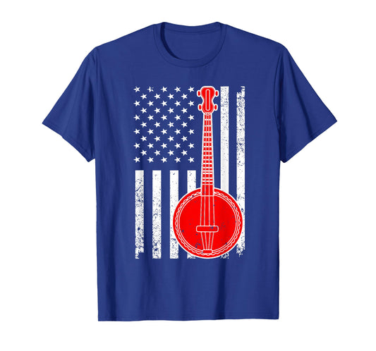 Cool Banjo Design For Men Women Kids Bluegrass Banjo Player T-Shirt