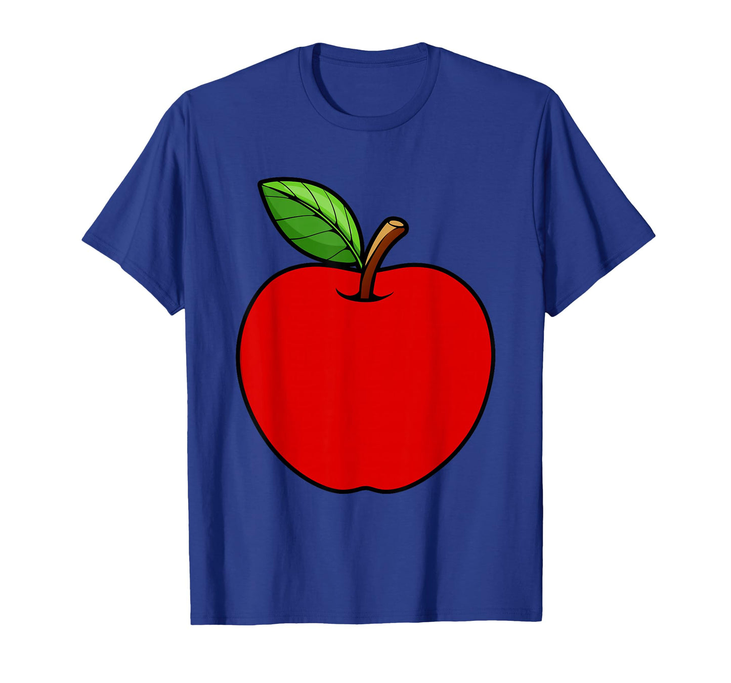 Cute Red Apple Design For Men Women Kids Adult Apple Fruit T-Shirt