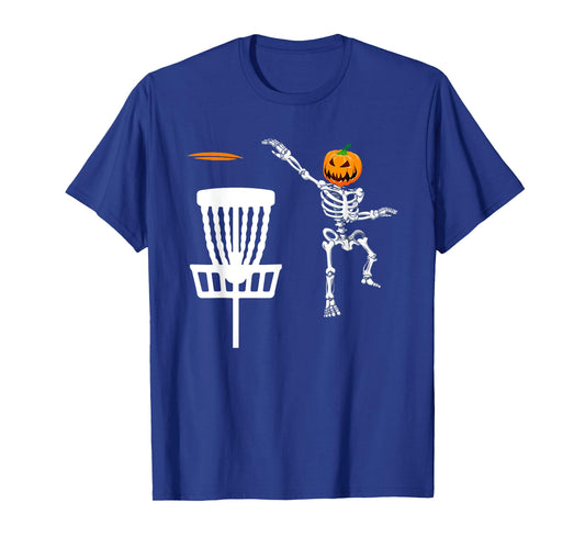 Skeleton Disc Golf Halloween Pumpkin