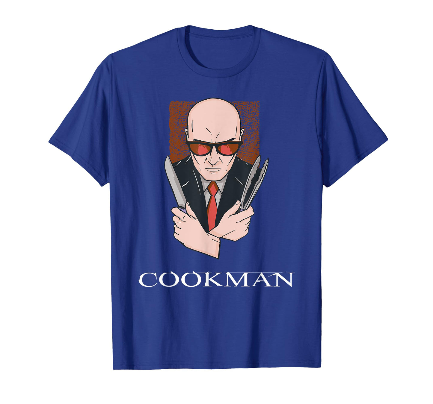 Cookman Cooking BBQ Hitman Parody Video Game Gamer T-Shirt