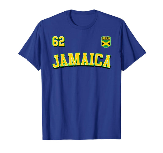 Jamaica 62 Independence Day 2024 Jamaican Flag Jersey T-Shirt