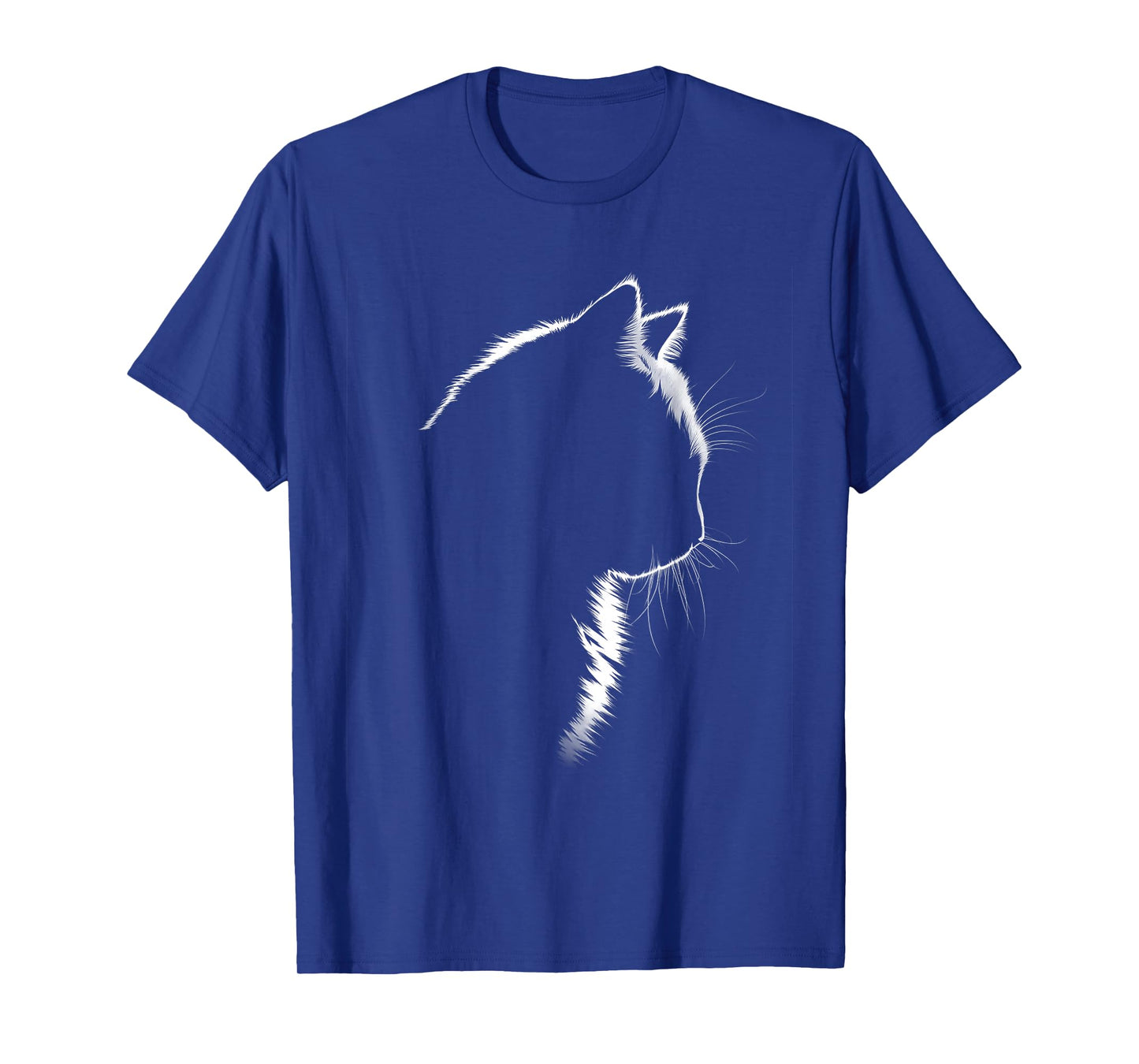 Cat Silhouette Funny Cat Lover Fans Women Men Kids T-Shirt