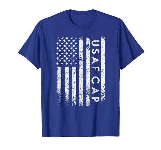 USAFCAP United States AF Civil Air Patrol Camo USA T-Shirt