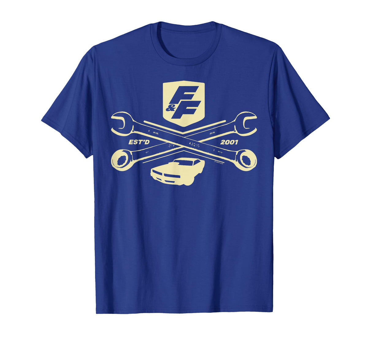 Fast & Furious EST'D 2001 Crossed Wrench Logo T-Shirt