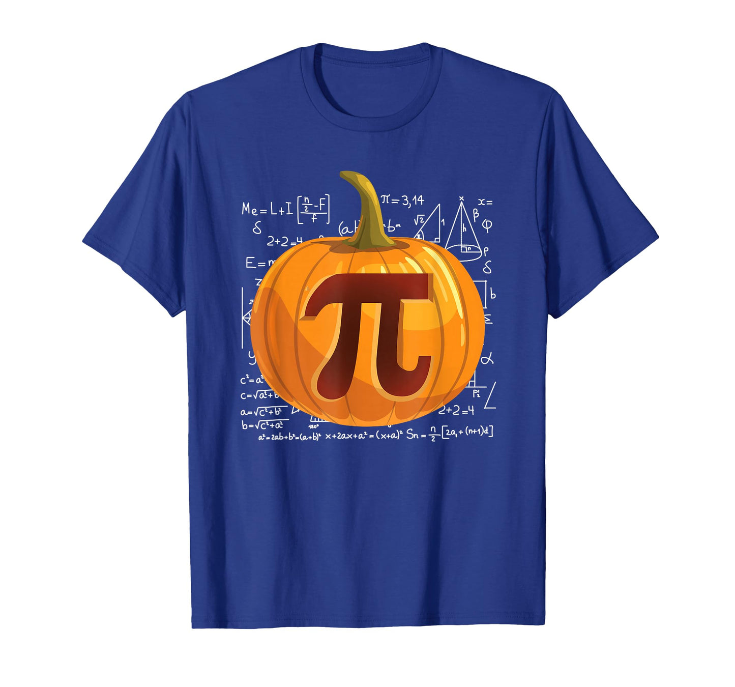 Pumpkin Pie Math Shirt Funny Halloween Thanksgiving Pi Day T-Shirt
