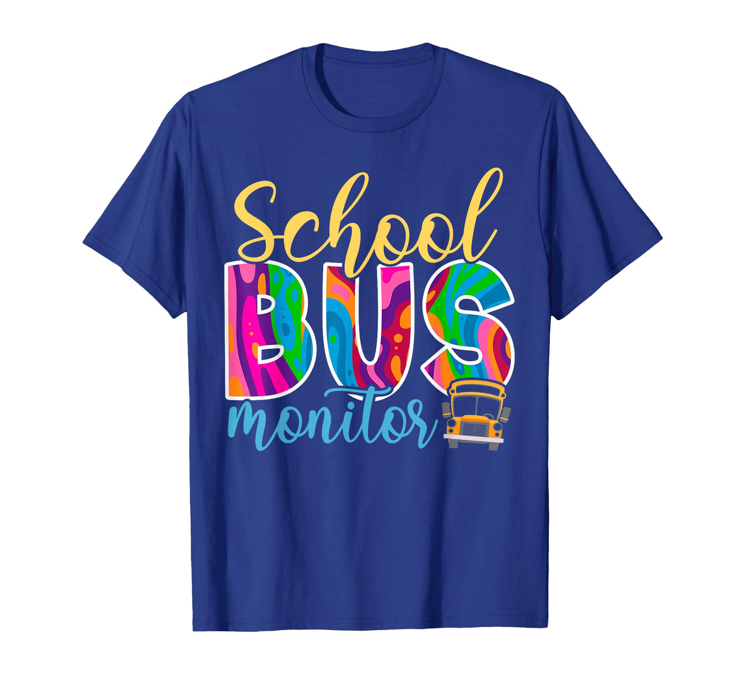Cute School Bus Monitor T-Shirt