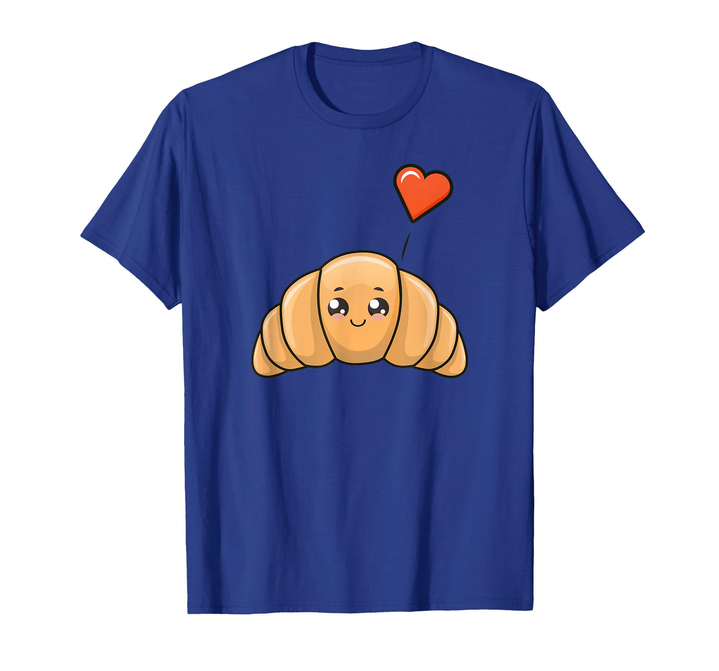 Cute Kawaii Illustration of Croissant T-Shirt