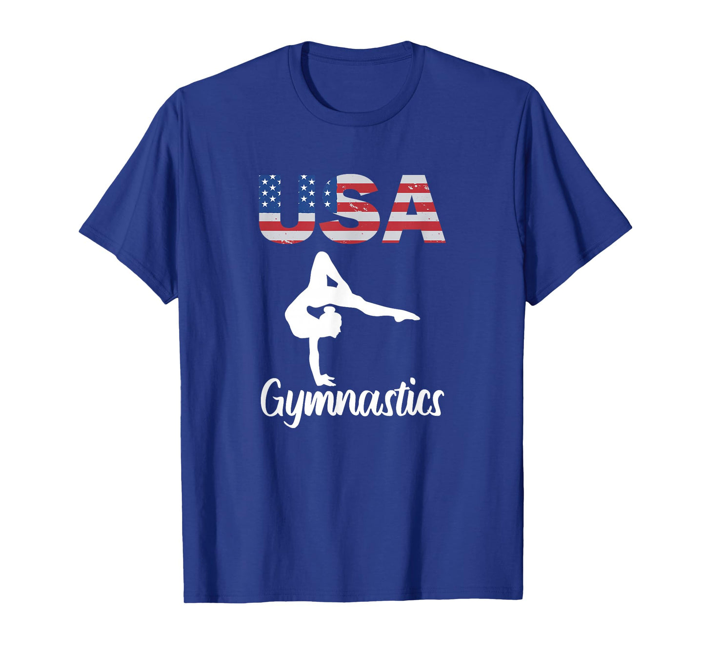 USA American Flag Gymnastics Tee Gymnast 4th of July T-Shirt