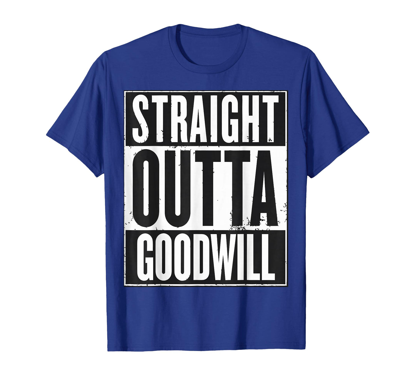 Straight Outta Goodwill - Male 3XL - Silver