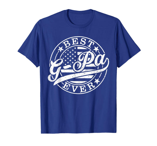 Best G-pa Ever Father's Day American US Flag T-Shirt