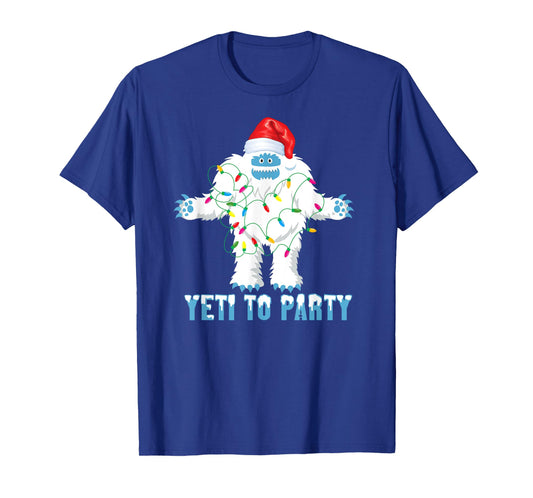 Christmas Yeti To Party shirt Cute Yeti for Christmas T-Shirt