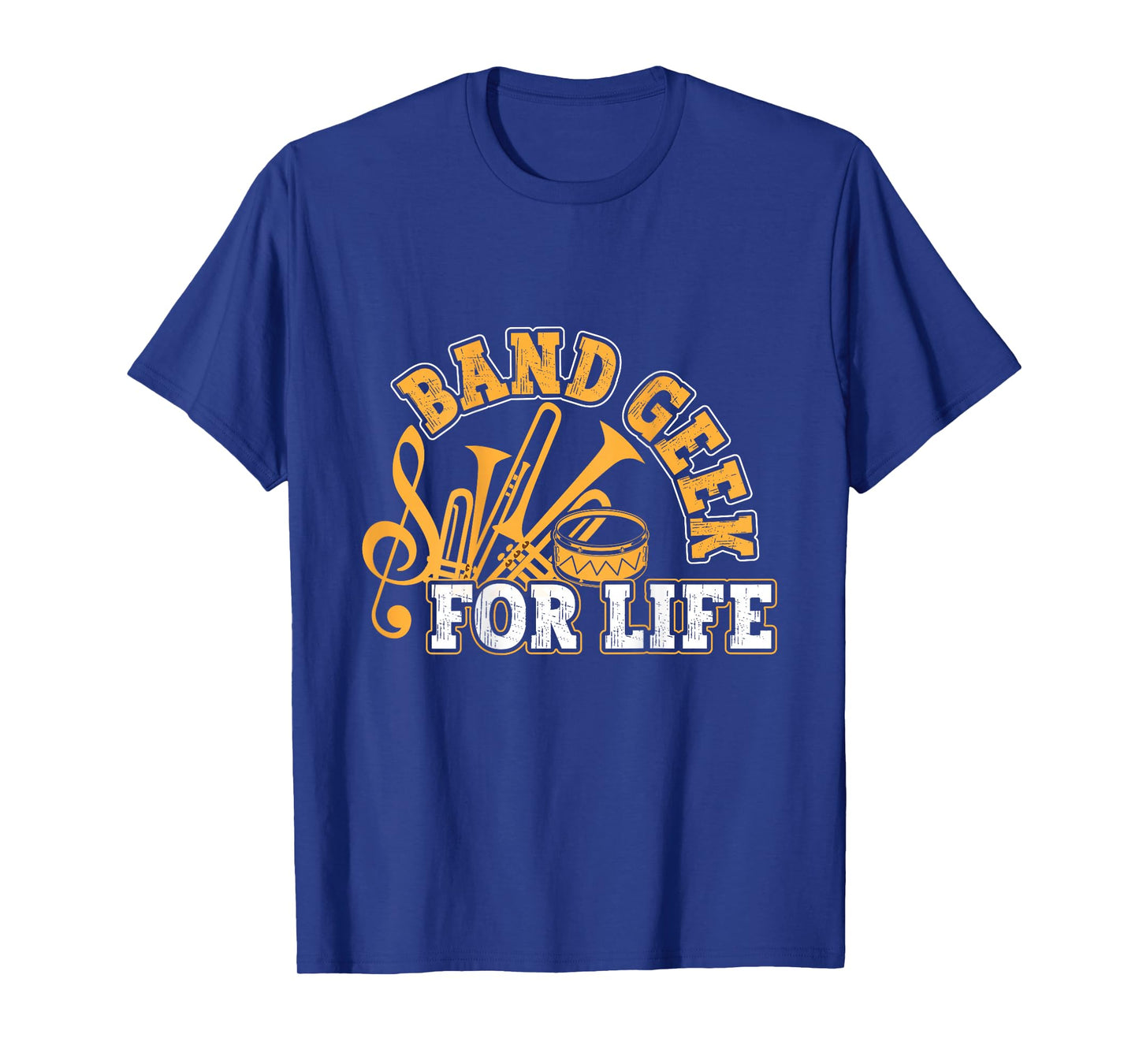Band Geek For Life BACKPRINT - Marching Band T-Shirt