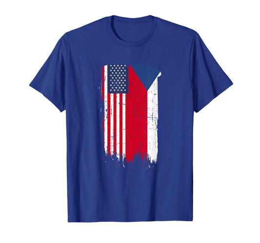 Czech Republic Flag - Czech American T-Shirt
