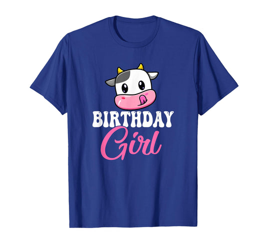 1st 2nd 3rd Cute Cow Birthday Girl Theme Party Farm T-Shirt
