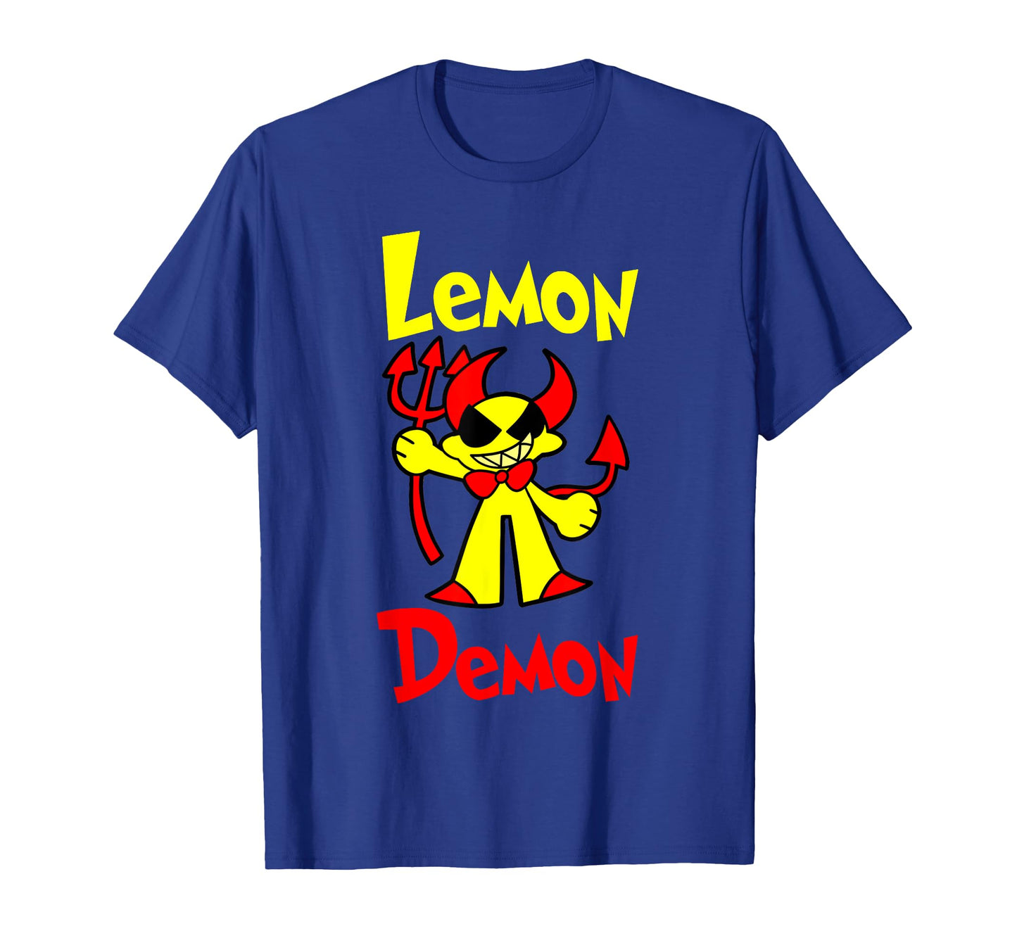 Sassy Clothings and Co Lemon Demon Fruits Funny Unisex Anime Gaming T-Shirt - Black, Small, Short Sleeve