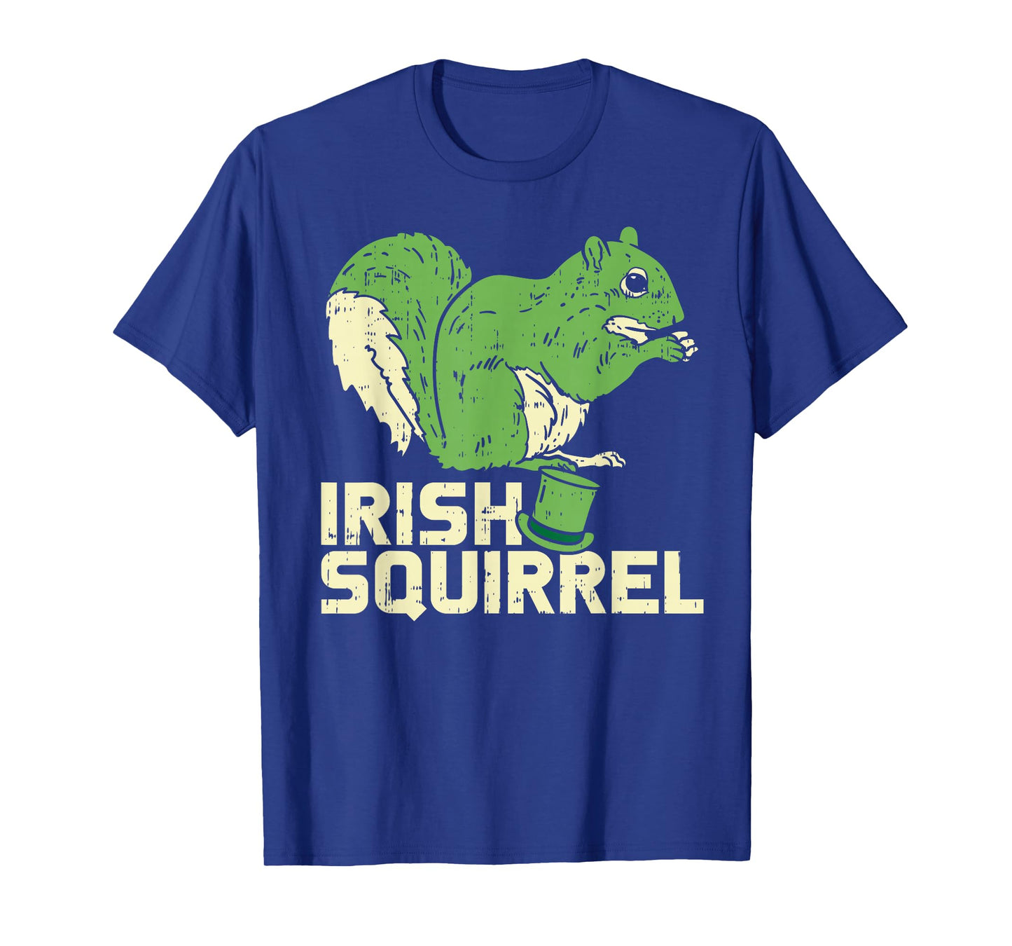 Green Irish Squirrel Cute St Patricks Day Animal Lover Gift T-Shirt