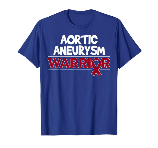 Aortic Aneurysm Survivor Burgundy Ribbon T-Shirt