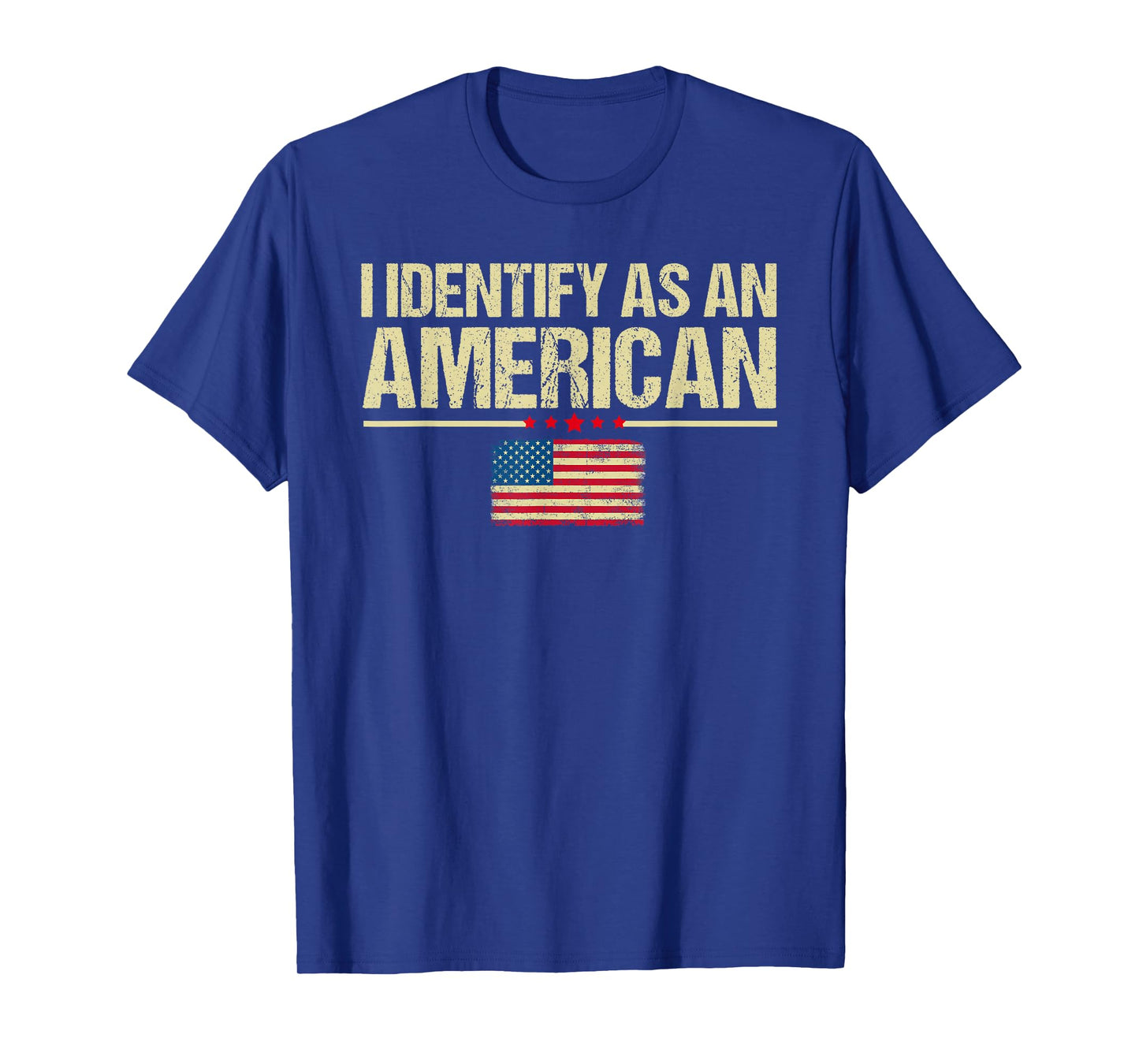 I identify As An American US Flag Patriot T-Shirt
