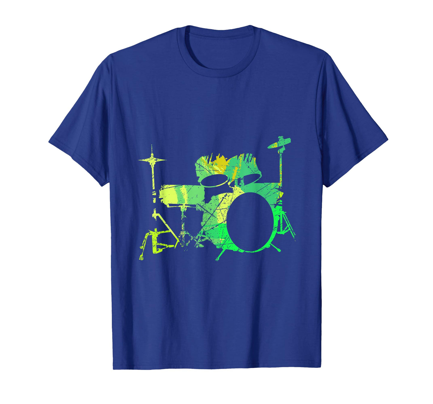 Cool Drum Kit Percussion Vintage Retro Drummer T-shirt T-Shirt