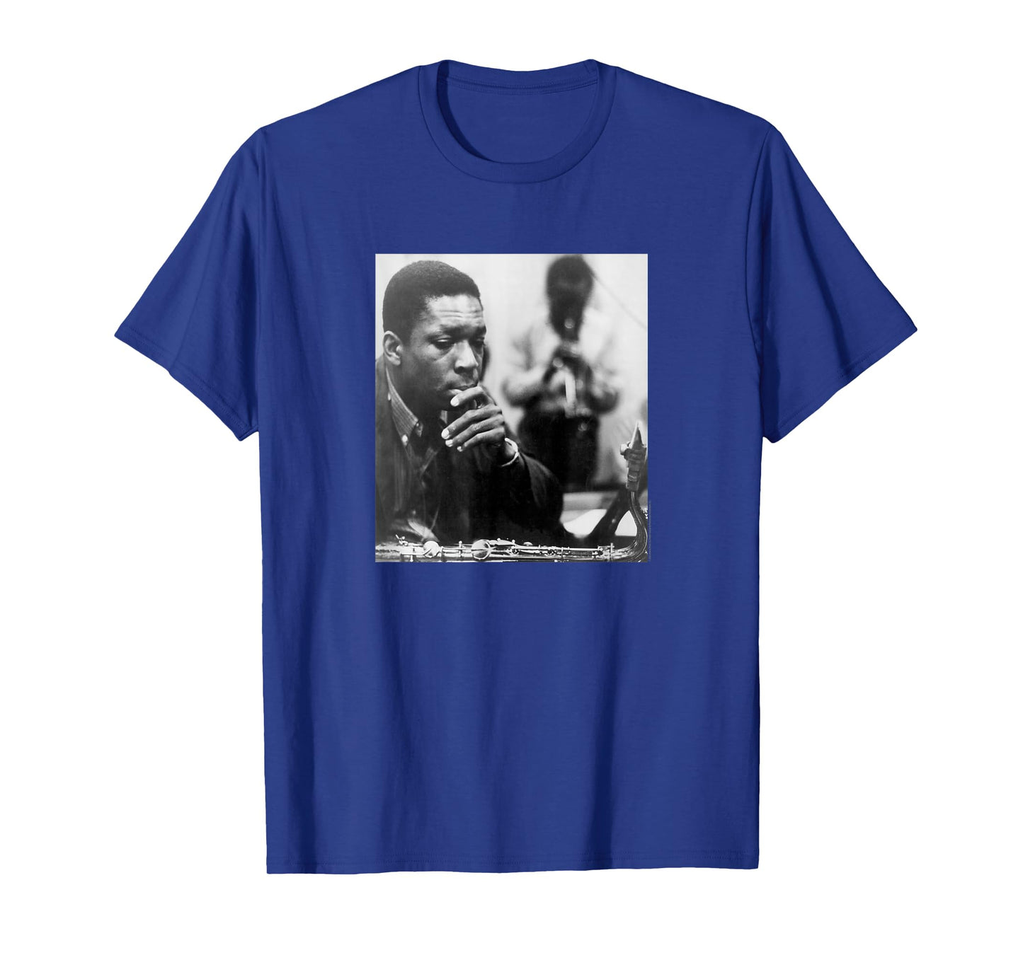 John Coltrane Black and White Photo T-Shirt