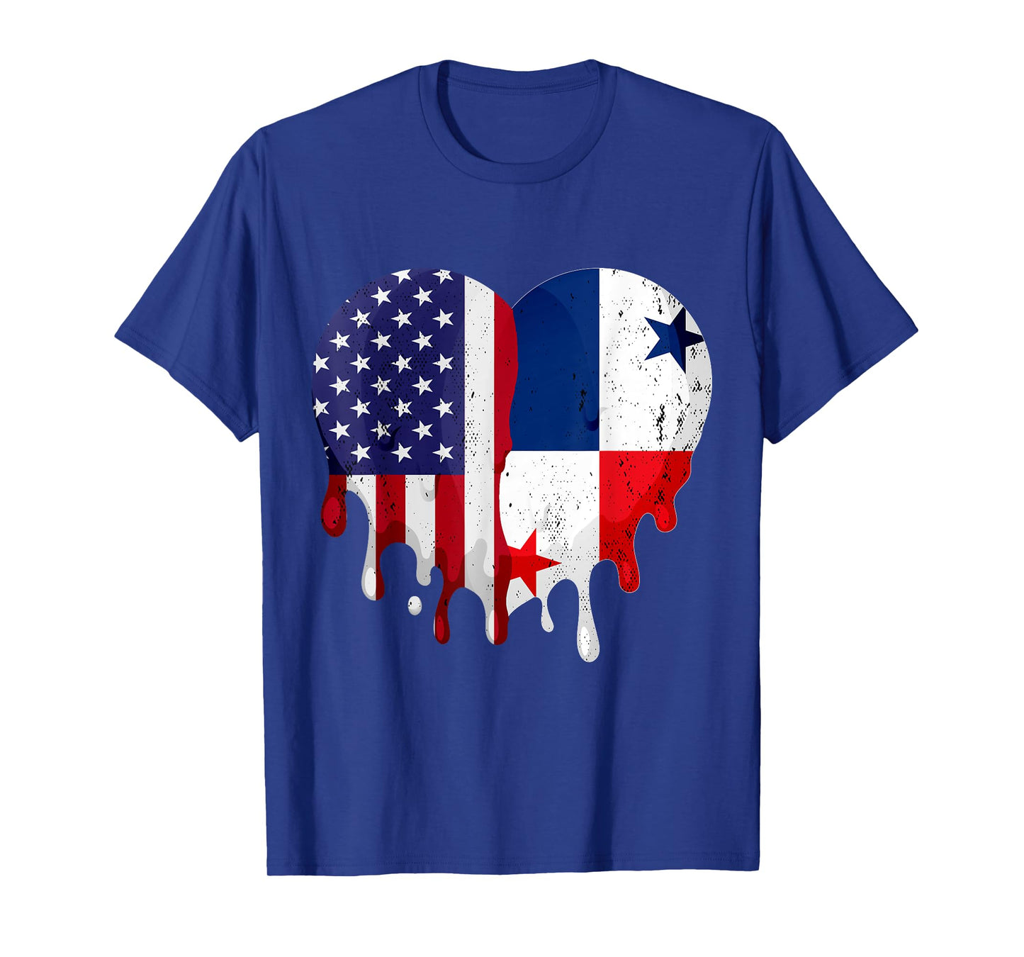 American Panamanian Hispanic Heritage Month Panama Heart T-Shirt