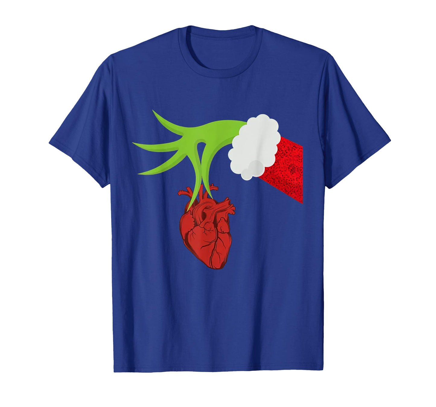 Christmas Cardiac Nurse Heart Anatomy Cardiology RN Nursing T-Shirt