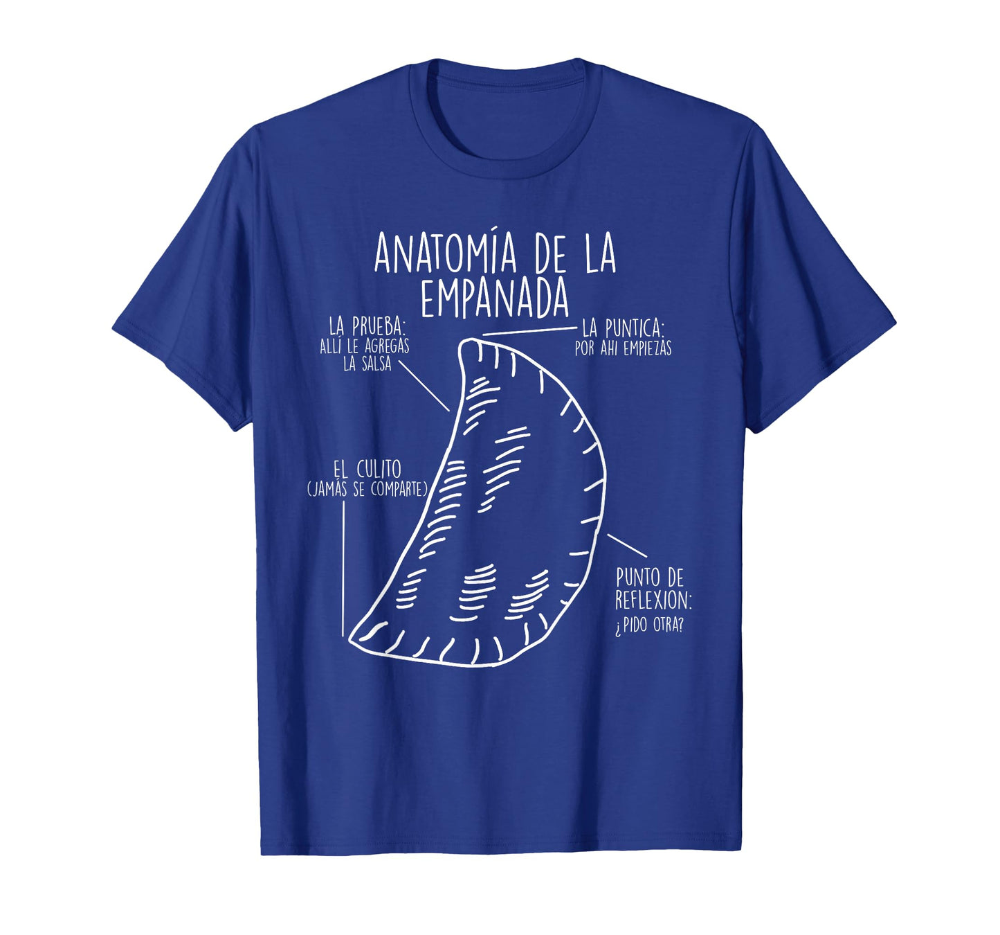 Anatomia de la Empanada for Food Lovers T-Shirt
