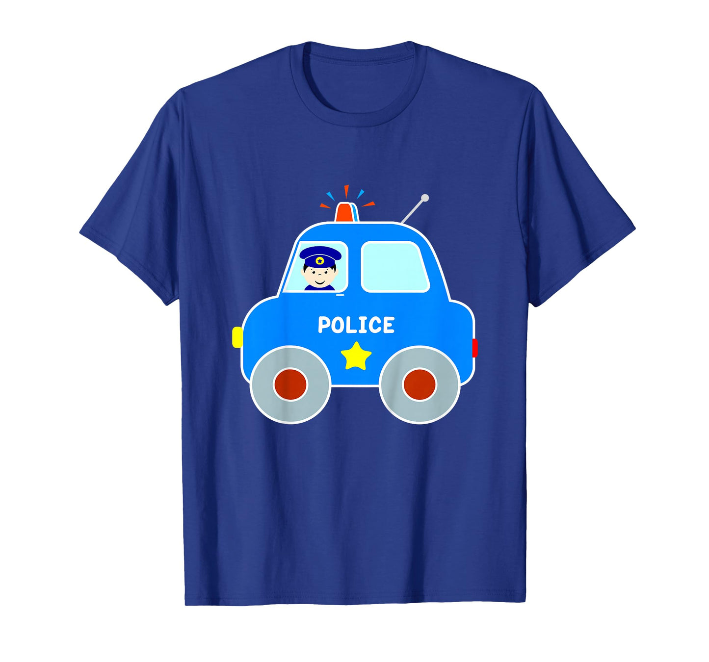Police Car Toddler Boys Girls Cute Cop Patrol Vehicle T-Shirt