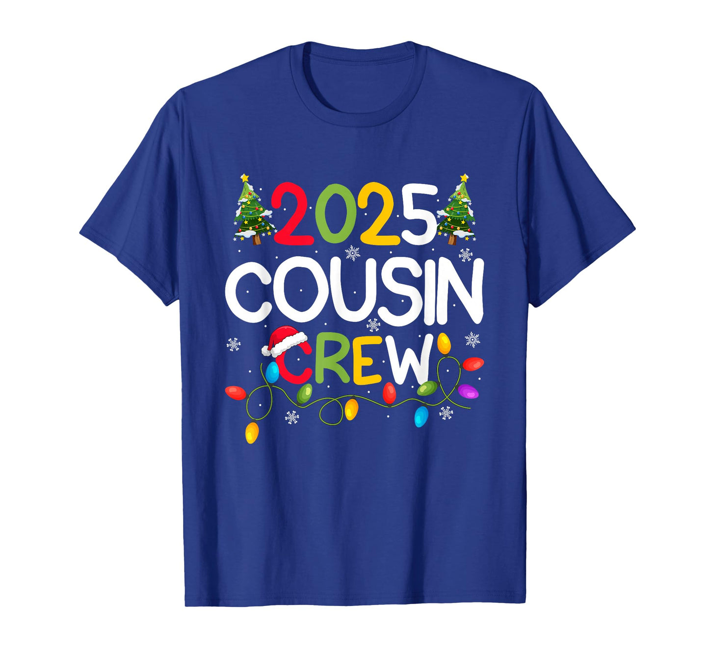 Cousin Crew 2025 Christmas Family Adult Kids Holiday Xmas T-Shirt