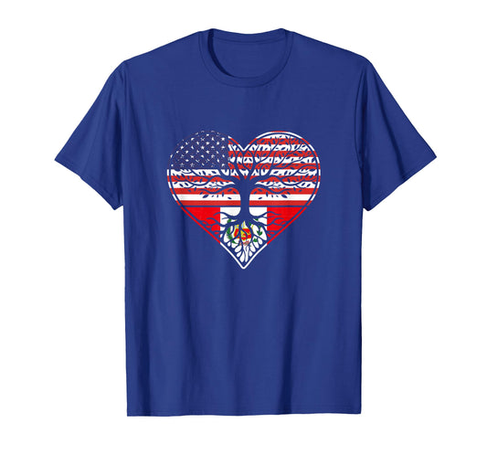American Peruvian Roots Patriotic T-Shirt