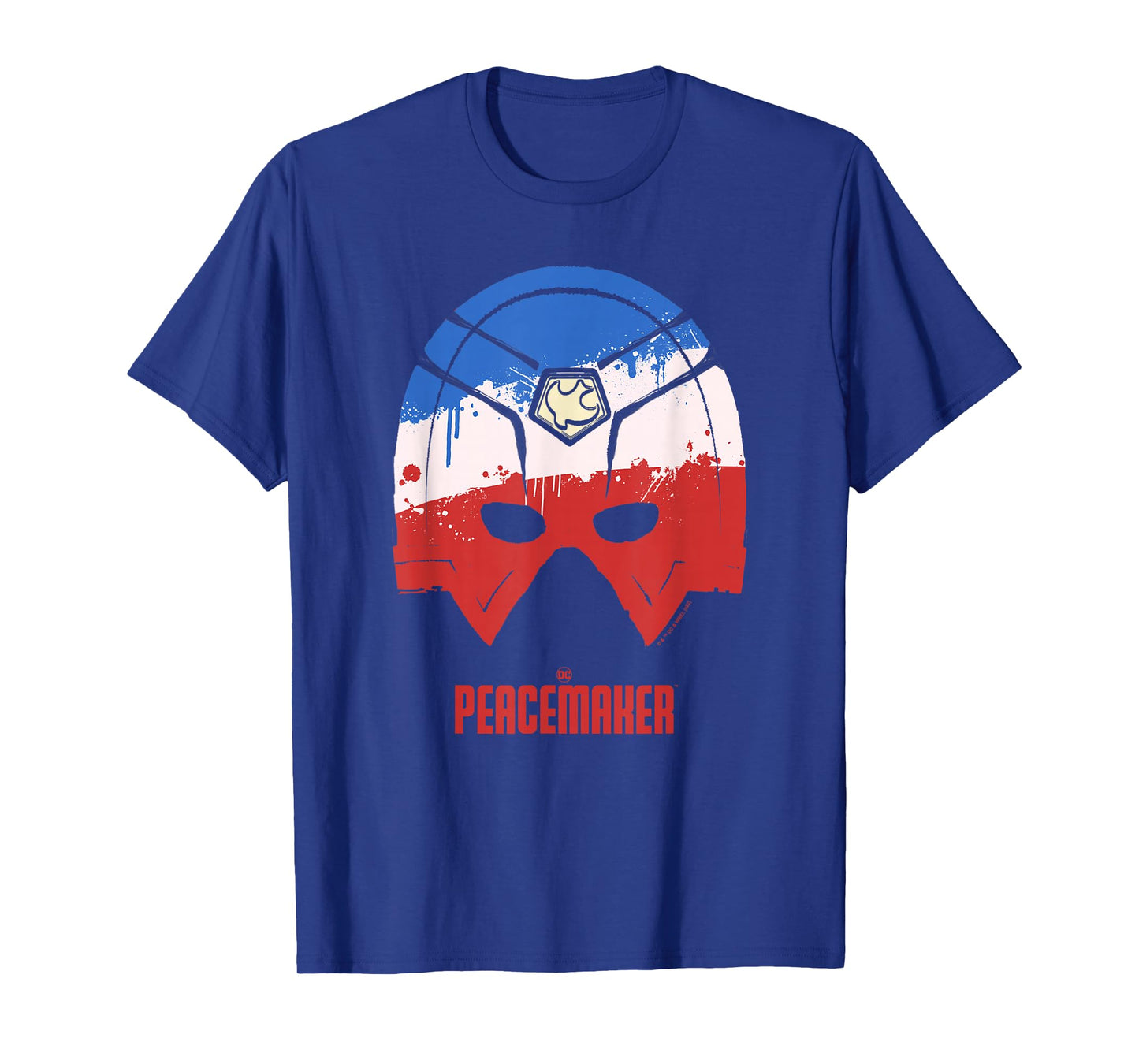 Peacemaker Americana Painted Helmet T-Shirt