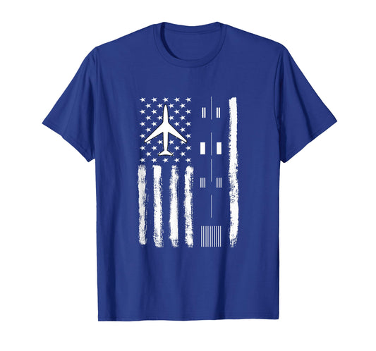 Air Traffic Controller USA Flag - ATC Outfit Controller Gift T-Shirt