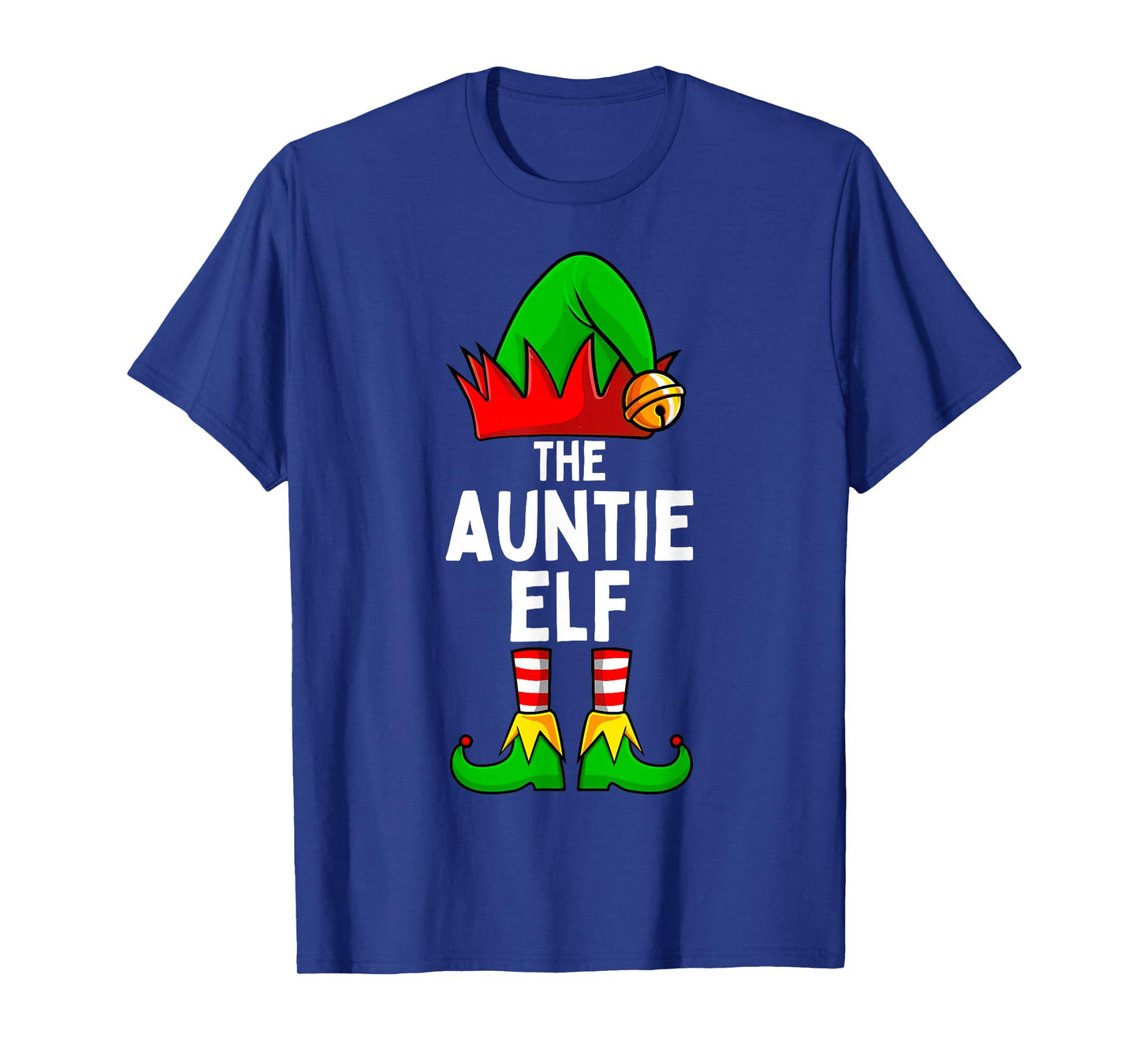 Auntie Elf Matching Family Christmas Women T-Shirt