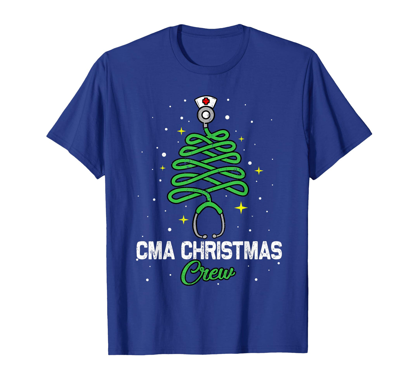 CMA Christmas Crew Cute Christmas Tree Xmas Lights Nurse T-Shirt