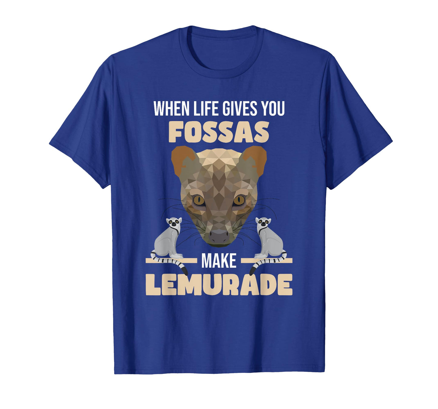 Fossa Hunting Lemurs | Carnivore Fossa Graphic | Madagascar T-Shirt