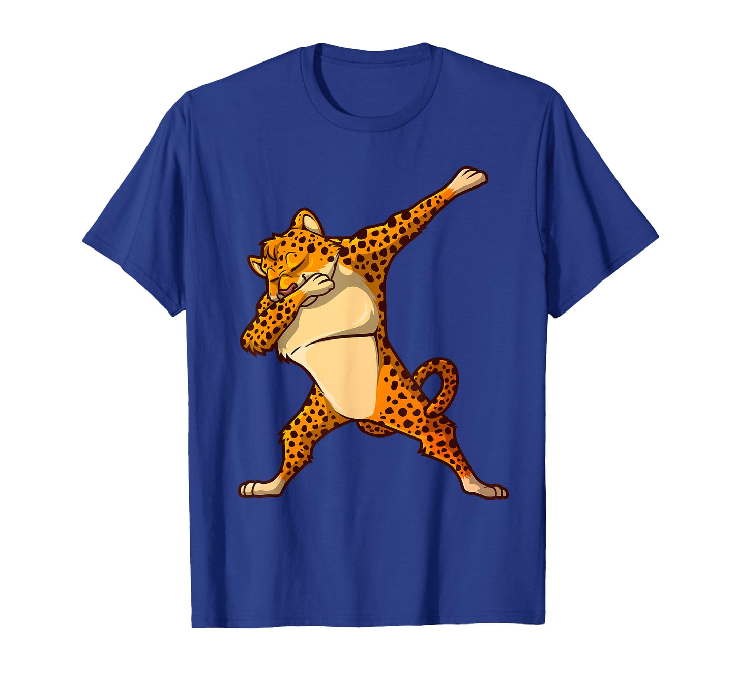 Funny Cheetah Dance For Kids Boys Girls Dabbing Cheetah Cat T-Shirt